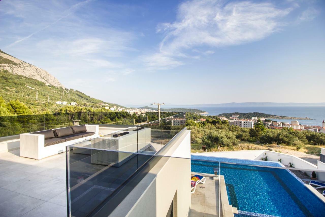 Luxury Villa High Hopes With Pool Makarska Kültér fotó